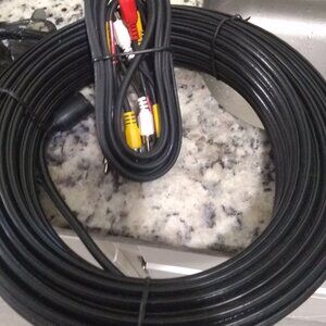 Set of Three Cables RG/6
